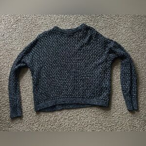 Bar III Textured Black Sweater